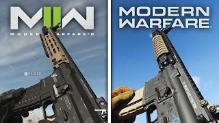 Call of Duty Modern Warfare II vs Modern Warfare - Weapons Comparison