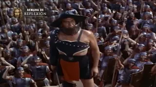 Demetrio el Gladiador (1954) Viernes Santo por el canal 7 de Teletica