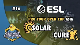 Solar vs Cure - ZvT | ESL Open Cup #16 Asia | Weekly EPT StarCraft 2 Tournament