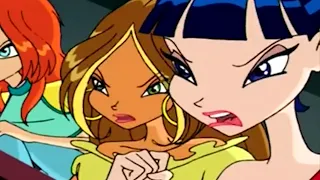 the dialogue in Winx Club is...