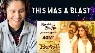 Arabic Kuthu | Halamithi Habibo -Lyric Video Reaction | Beast | Thalapathy Vijay | Ashmita Reacts