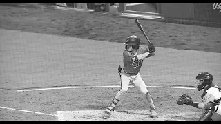 Corbin Carroll of the Arizona Diamondbacks Side Angle Swing