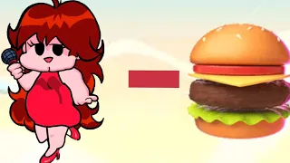 FNF Girlfriend - Hamburger= ? |FNF animations |FNF characters