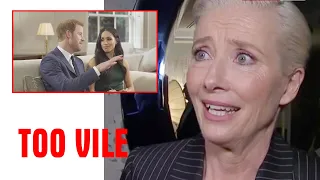 Emma Thompson DROPS MAJOR BOMBSHELL On Harry And Meghan For Secret Question Asking On Interview