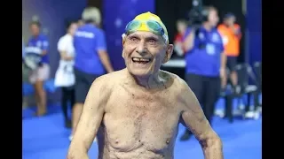 99 Year Old Swimmer Breaks 50m Freestyle World Record at Gold Coast trials