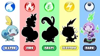 Pokemon Type Swap - Sobble Fire, Grass, Electric And Dark Type.