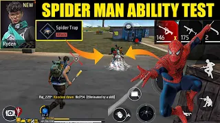 New Ryden Character Ability in Free Fire | Spider Man Character Ability Free Fire