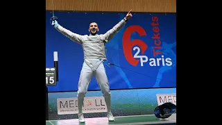 Enver YILDIRIM TUR   MADRIGAL ESP Fencing European Olympic Qualification 2024 Luxembourg, Semi Final