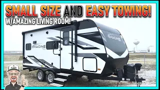 SMALL RV with HUGE Kitchen!! 2022 Grand Design Imagine 17MKE