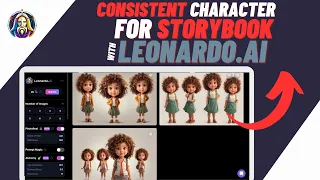 How to Create Consistent Character For Story Book With Leonardo AI (For Amazon KDP) - Quick & Easy