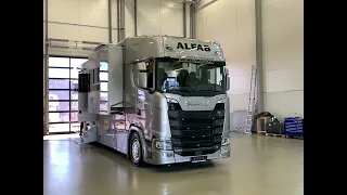 ALFAB Limited Edition Hästlastbil på Scania V8