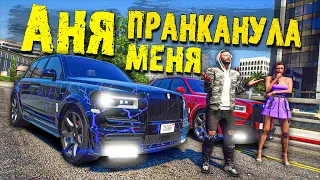 АНЯ ЖЕСТКО ПРАНКАНУЛА МЕНЯ! УСТРОИЛИ ГОНКИ НА ТАЧКУ В GTA 5 RP SUNRISE!