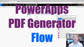 PowerApps PDF Generator using Microsoft Flow PDF Converter