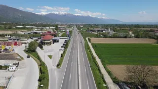 AUTOSTRADA TETOVË - GOSTIVAR, KORIDORI 8 PAMJE ME DRON