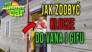 JAK ZDOBYĆ KLUCZE DO NIEBIESKIEGO VANA I CIĘŻARÓWKI - My Summer Car #74 | Radex