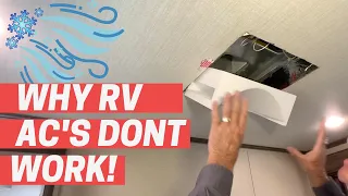 We DOUBLED our AC's output!  Why your RV AC isn't working right, and HOW TO FIX IT!