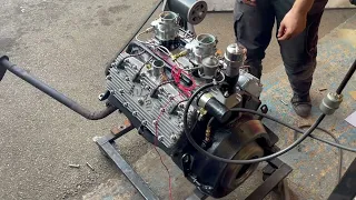 Flathead V8 Engine with Belchers Aluminium Cylinder Heads