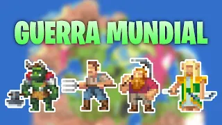 HICE QUE LAS 4 RAZAS PELEEN EN UNA GU3RR4 MUNDI4L (en world box) | Eduar