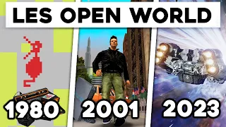 L'ÉVOLUTION des OPEN WORLD dans les jeux vidéo (1980 - 2023)