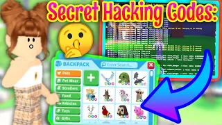 I Used ADOPT ME HACKS To *HACK ADOPT ME* And TRIED TO GET *FREE LEGENDARY PETS*!!!🤩 (Adopt Me Hacks)