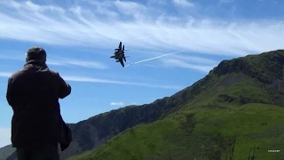 Great Low Flying Jet Watching Holiday " Mach Loop Wales 2015 "