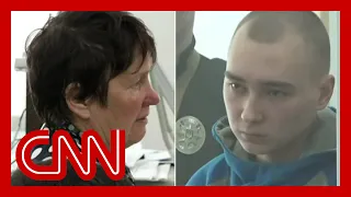 Widow confronts Russian soldier who killed husband