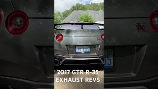 2017 NISSAN GTR R-35 TITANIUM EXHAUST REVS