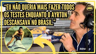 "Achei que seria companheiro do Mansell em 93." - Alain Prost