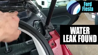 Ford Fiesta 2009 | Water Leak Found | #FiestaWaterLeaks
