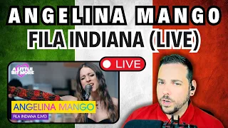 ANGELINA MANGO'S "FILA INDIANA" LIVE! | REACTION VIDEO | ITALY EUROVISION #alittlebitmore