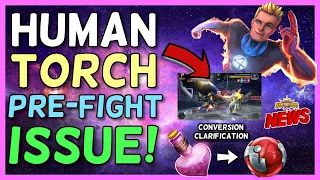 Human Torch Pre Fight Bug | Love Juice Conversion and Should You Rank Up Utility Over Damage? [MCN]