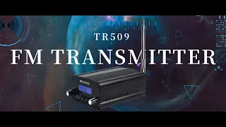 TR509 FM Transmitter---Broadcast your audio up to 1km in all directions. Unlimited users
