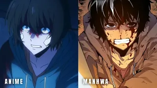 Anime VS Manhwa - Solo Leveling Season 1 Episode 2