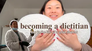 BECOMING A DIETITIAN | day in my life as a grad student