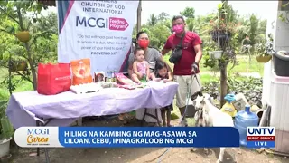 Hiling na kambing ng mag-asawa sa Liloan, Cebu, ipinagkaloob ng MCGI