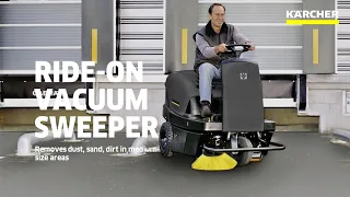 Kärcher KM 100/100 R - Ride On Sweeper | Reliable & Robust Sweeper