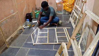 3 feet wooden Bird cage making process