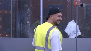 Donaldi lyen me miell Monikën në dush - Big Brother Albania Vip