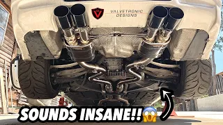 NEW EXHAUST FOR MY BMW M3!! (VALVETRONIC)