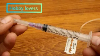 How to make baby birds feeding syringe at home cheaper and easyhome made baby feeding #syringe