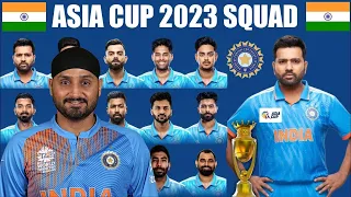 Harbhajan Singh unveils his India squad for Asia Cup 2023 - Snubs two prominent players.