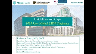 Guidelines & Gaps in MPNs - Dr. Ruben Mesa