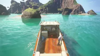 Uncharted 4: A Thief’s End - At Sea 2 - Island Treasure hunting (very nice graphics)