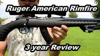 Ruger American Rimfire 3 year review