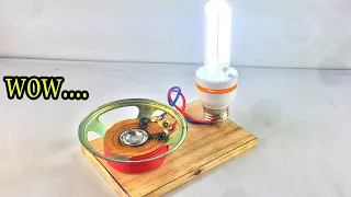 New Electric Free Energy Generator Using By Light Bulb 220V