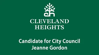 Jeanne Gordon - Candidate for City Council Vacancy