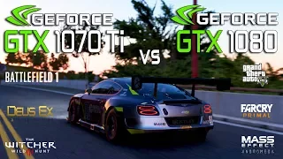 GTX 1070 Ti vs GTX 1080 Test in 7 Games