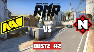 ГРУППА А. NAVI vs NEMIGA. Map-2 Dust2. StarLadder CIS RMR 2021