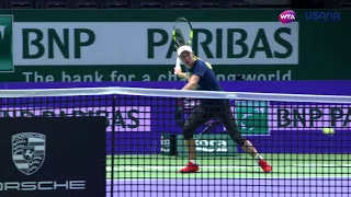 Caroline Wozniacki Practice - WTA Finals 2017