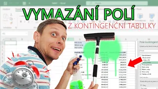 Rychlé vymazání všech polí z kontingenční tabulky